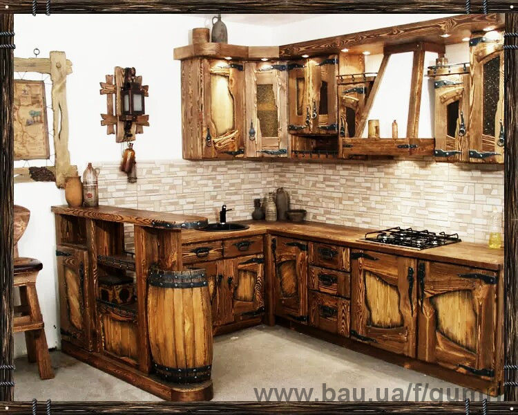 Угловые кухни из дерева: купить в Москве на gkhyarovoe.ru